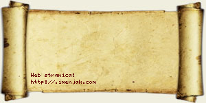 Hana Nicović vizit kartica